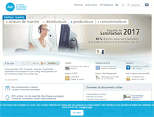 Tablet Screenshot of clients.rte-france.com